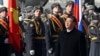 Chinese leader Xi Jinping walks past honor guards during a welcoming ceremony at Moscow's Vnukovo Airport on March 20.