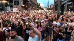 Serbians March In Sixth Anti-Government Demonstration Since Mass Shootings