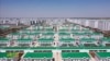 The “smart” city, designed for 70,000 people and costing billions of dollars to construct, is 30 kilometers south of the capital, Ashgabat.