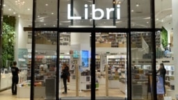 A bookshop of the Libri publisher in Hungary
