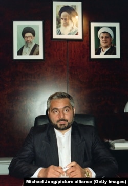 Seyed Hossein Musavian, Iran's ambassador to Germany at the time of Farrokhzad's murder, in Tehran's embassy in Bonn in November 1996.